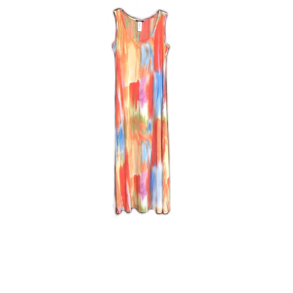 Women’s MSK sleeveless maxi dress, scoop neckline, Size S. NWOT.